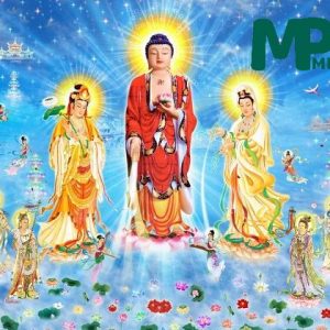 Tranh tráng gương hình phật